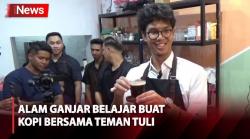 Momen Alam Ganjar Belajar Buat Kopi Bersama Komunitas Teman Tuli di Kupang