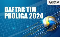 Infografis Daftar Lengkap Tim Putra dan Putri Proliga 2024