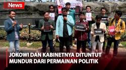 BEM SI Tuntut Presiden Jokowi dan Kabinetnya Mundur dari Permainan Politik