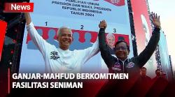 Ganjar-Mahfud Tegaskan Komitmennya Berikan Fasilitas untuk Seniman