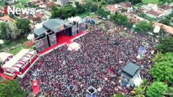 Padati Konser Rakyat di RTH Maron, Pendukung Ganjar-Mahfud Dihibur Artis dan Musisi Ibu Kota