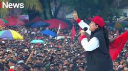 Orasi Puan di Hajatan Rakyat Banyuwangi: Pilpres Harus Dimenangkan Rakyat Bukan Kekuasaan<