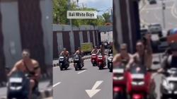 Viral Aksi Konvoi Ugal-ugalan Bule di Bali, Tak Pakai Helm dan Pakaian<