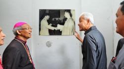 Ganjar Napak Tilas Bung Karno, Silaturahmi ke Keuskupan Bogor untuk Jaga Toleransi