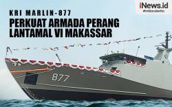 Infografis KRI Marlin-877 Perkuat Armada Perang Lantamal VI Makassar