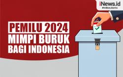 Infografis Peneliti BRIN Sebut Pemilu 2024 Mimpi Buruk bagi Indonesia