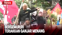  Antusiasme Kirab Budaya di Solo, Warga Bergemuruh Teriakkan Ganjar Menang