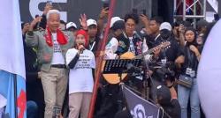Hajatan Rakyat di Semarang Berakhir, Ganjar Pranowo dan Keluarga Nyanyi bareng Slank