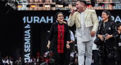 King Nassar Mendadak Duet dengan Megawati di Hajatan Rakyat Semarang
