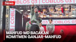 Mahfud MD Bacakan Komitmen Paslon 3, Apa Saja Isinya?