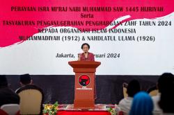Megawati Soekarnoputri Hadiri Isra Miraj dan Tasyakuran Anugerah Zayed Award 2024