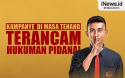 Infografis Timses dan Caleg Nekat Kampanye di Masa Tenang Terancam Hukuman Pidana!