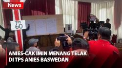 Pasangan Anies-Muhaimin Menang Telak di TPS Anies Baswedan