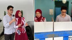 Momen Venna Melinda Datang ke TPS di Jagakarsa, Kompak Nyoblos Bareng Anak