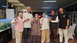 Ganjar dan Mahfud Pantau Quick Count di Kediaman Megawati