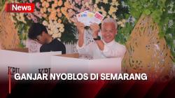 Momen Ganjar dan keluarga Gunakan Hak Pilihnya di TPS 11 Lempongsari