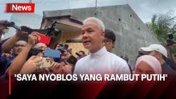 Usai Berikan Suara, Ganjar: Tadi Saya Nyoblos yang Rambut Putih