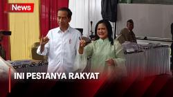 Gunakan Hak Suara di TPS Gambir, Jokowi : Ini Pestanya Rakyat