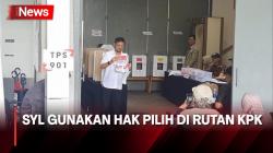 Eks Mentan Syahrul Yasin Limpo Gunakan Hak Pilihnya di TPS Rutan KPK 