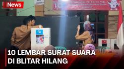 10 Surat Suara Tidak Terpakai di TPS Blitar Hilang, Bawaslu Lakukan Investigasi 