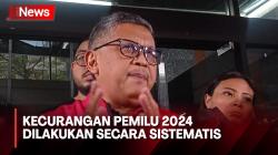 Hasto: Banyak Temuan Kecurangan Pemilu 2024 yang Dilakukan Secara Sistematis dari Hulu ke Hilir