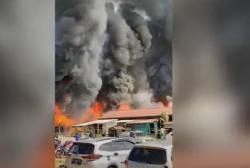 Kebakaran di Berau, Puluhan Rumah Ludes Dilalap Api