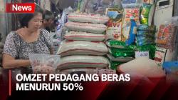 Pedagang Keluhkan Harga Beras Naik, Omzet Menurun 50%