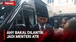 Bertolak ke Istana Pagi Ini, AHY Bakal Dilantik Jadi Menteri ATR