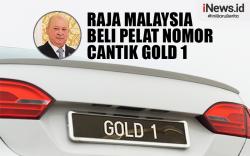 Infografis Raja Malaysia Beli Pelat Nomor Cantik GOLD 1 Seharga Nyaris Rp5 Miliar
