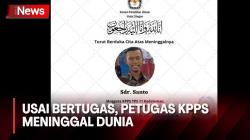 Petugas KPPS di Cilegon Meninggal Dunia, Diduga Kelelahan 
