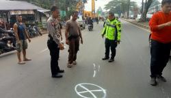 Menyeberang Jalan, Perempuan Tewas Tertabrak Motor di Bogor