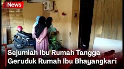 Sejumlah Ibu Rumah Tangga Geruduk Rumah Ibu Bhayangkari, Tuntut Uang Arisan Online Senilai Ratusan Juta Rupiah