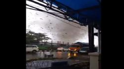 Ngerinya Tornado Pertama di Indonesia, Warganet: Bumi Tidak Aman Lagi