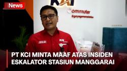 Eskalator Tiba-Tiba Berbalik Arah di Stasiun Manggarai, PT KCI Minta Maaf