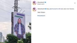 Heboh Billboard Ridwan Kamil Bertuliskan OTW Jakarta, Netizen: Gak Kebagian Jatah Menteri Kang?