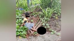 Ngeri, ODGJ Tebas Kaki Bocah hingga Putus di Buton<
