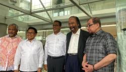 Surya Paloh Tak Hadiri Pembubaran Timnas AMIN, Kenapa?