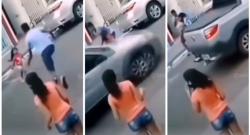 Viral Seorang Pria Selamatkan Anak Nyaris Tertabrak Mobil saat Menyeberang di Jalan