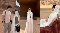  5 Potret Nikita Willy Pakai Gamis, Dijuluki Wanita Timur Tengah!