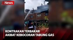 Kontrakan 10 Pintu Hangus Terbakar di Tanjung Duren akibat Kebocoran Tabung Gas