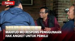 Soal Hak Angket untuk Pemilu, Begini Respons Mahfud MD