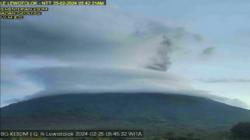 Gunung Ile Lewotolok Erupsi Lagi, Warga Diimbau Waspada Longsoran Lava<