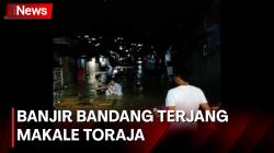 Proses Evakuasi Korban Banjir di Makale Toraja Berlangsung Dramatis 