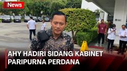 Momen AHY Hadiri Sidang Kabinet Paripurna, Bawa Ransel Hitam hingga Botol Minum