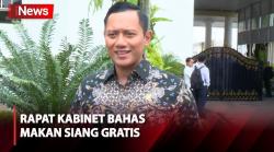 AHY Ungkap Program Makan Siang Gratis Sempat Dibahas saat Sidang Kabinet Bersama Jokowi