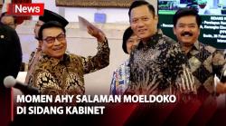 Momen Salaman dengan AHY di Sidang Kabinet, Moeldoko: Biasa Saja