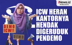Infografis ICW Heran Kantornya Hendak Digeruduk Pendemo
