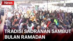 Tradisi Sadranan, Ratusan Warga Klaten Berebut Gunungan Hasil Bumi 