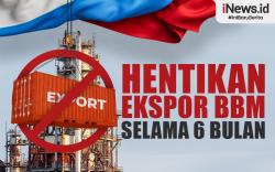 Infografis Rusia Hentikan Ekspor BBM Selama 6 Bulan