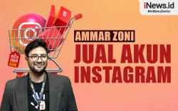Infografis Jual Akun Instagram Pribadinya, Ammar Zoni Bikin Heboh Netizen